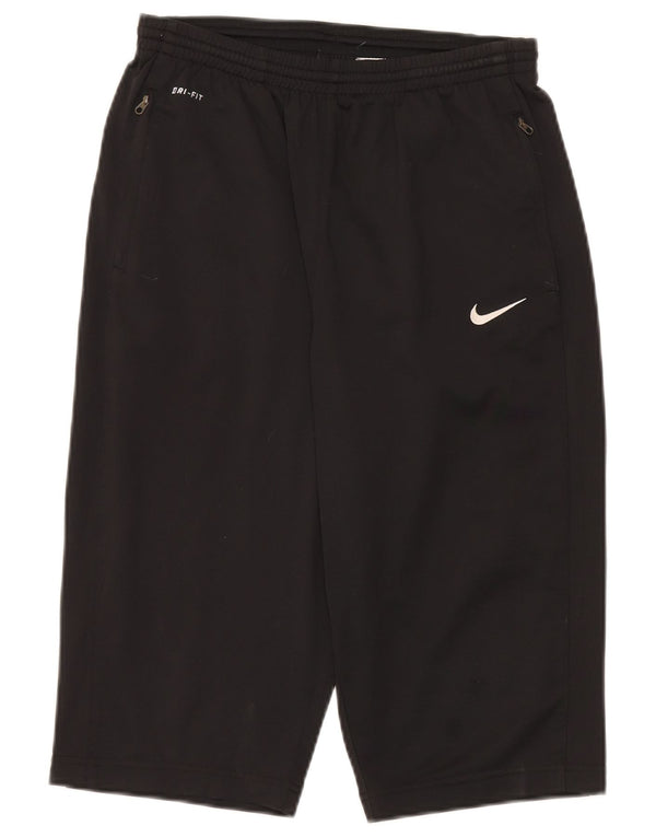 Bermuda sportske hlače Nike za dječake 13-14 godina XL crni poliester