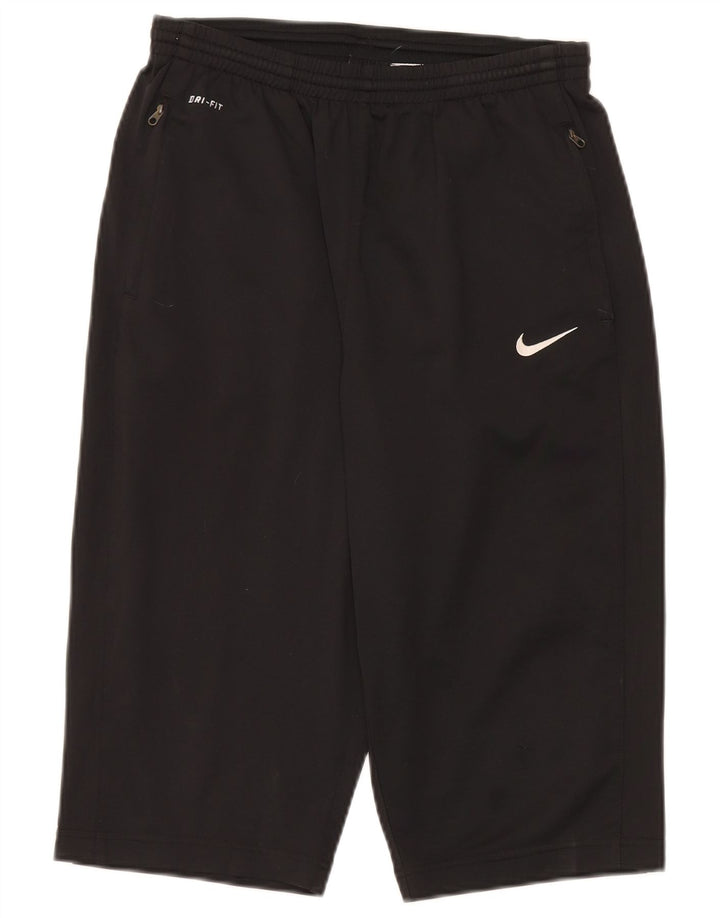Bermuda sportske hlače Nike za dječake 13-14 godina XL crni poliester