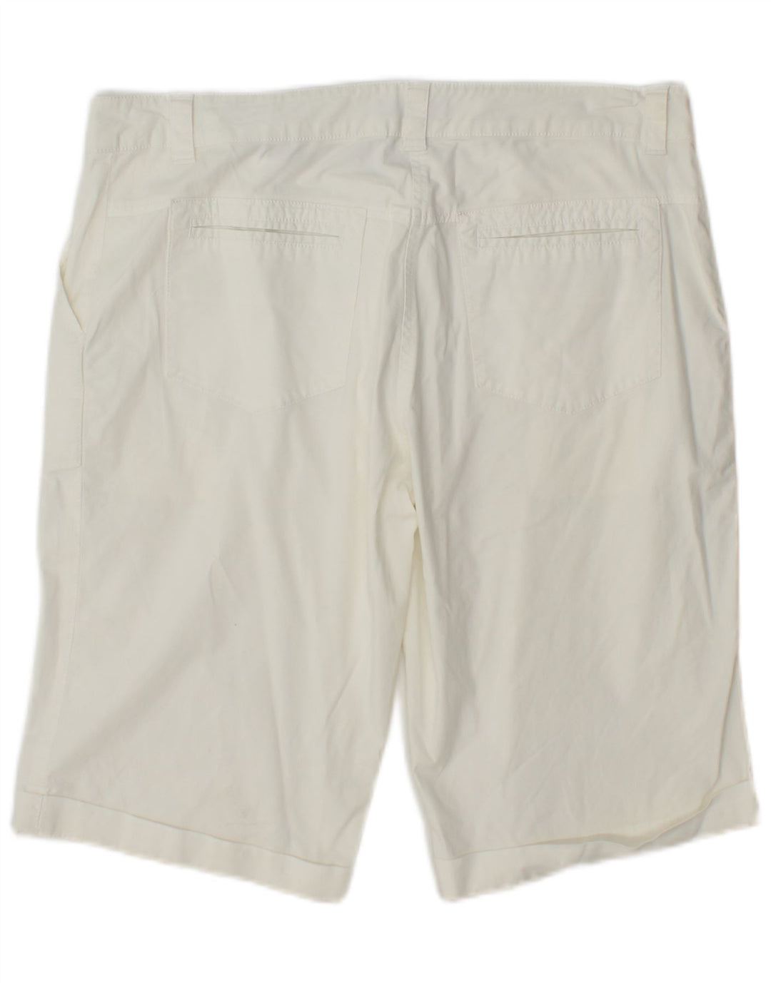 SERGIO TACCHINI Womens Chino Shorts IT 46 Large W34  White Cotton