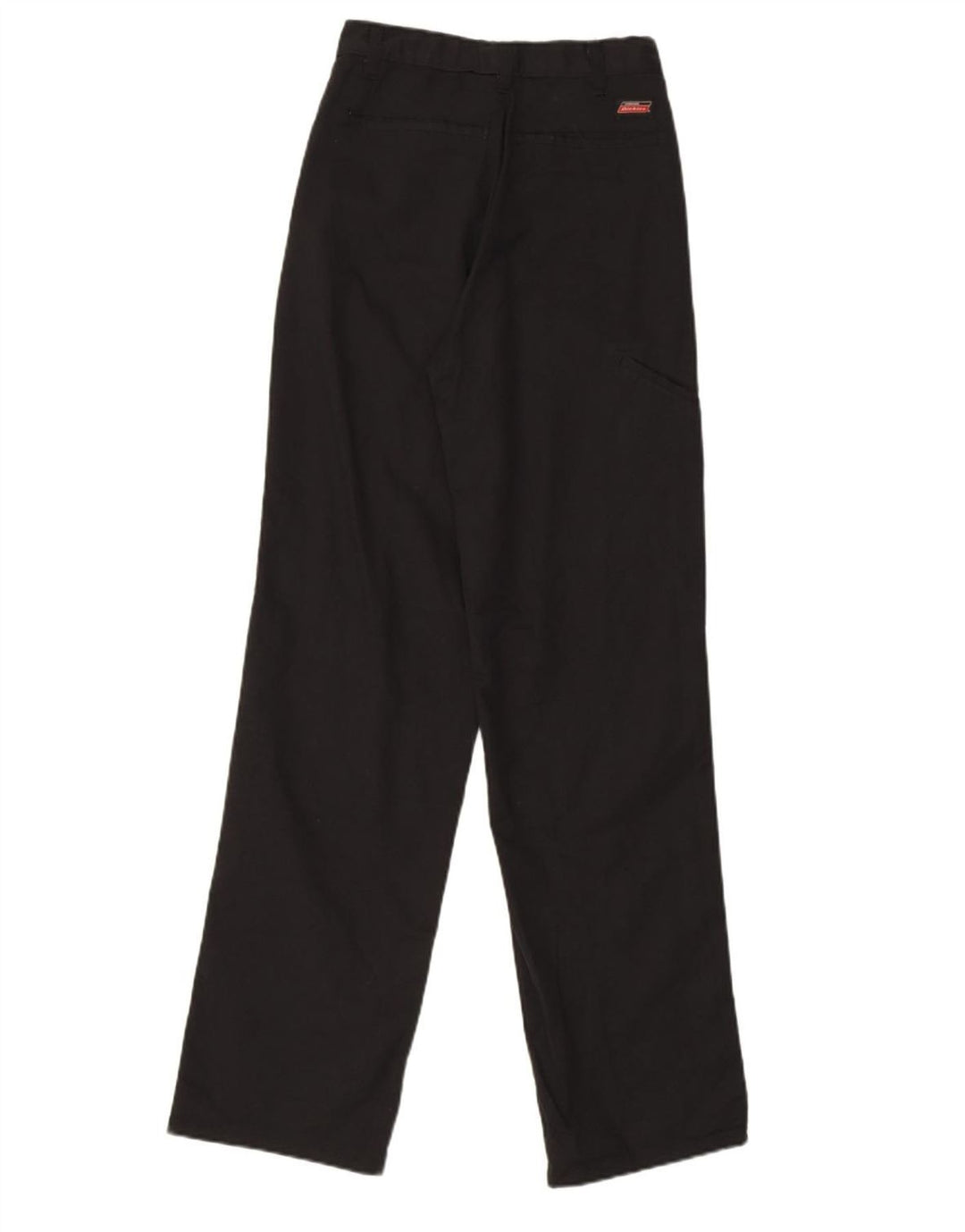 DICKIES Womens Straight Chino Trousers W26 L32 Black