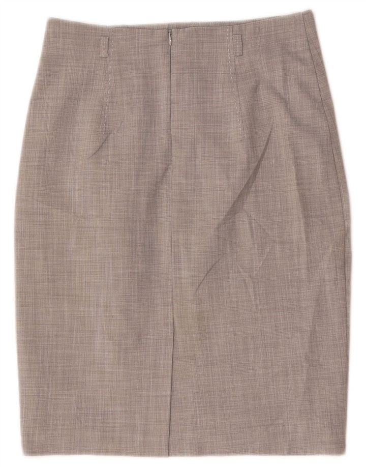 Marks & Spencer ženska pencil suknja UK 10 mala W30 sivi poliester
