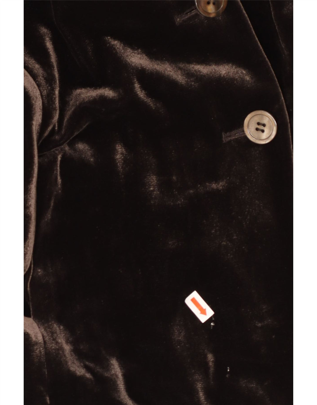 APRIORI Ženska jakna sa 3 gumba UK 14 Velika smeđa svila