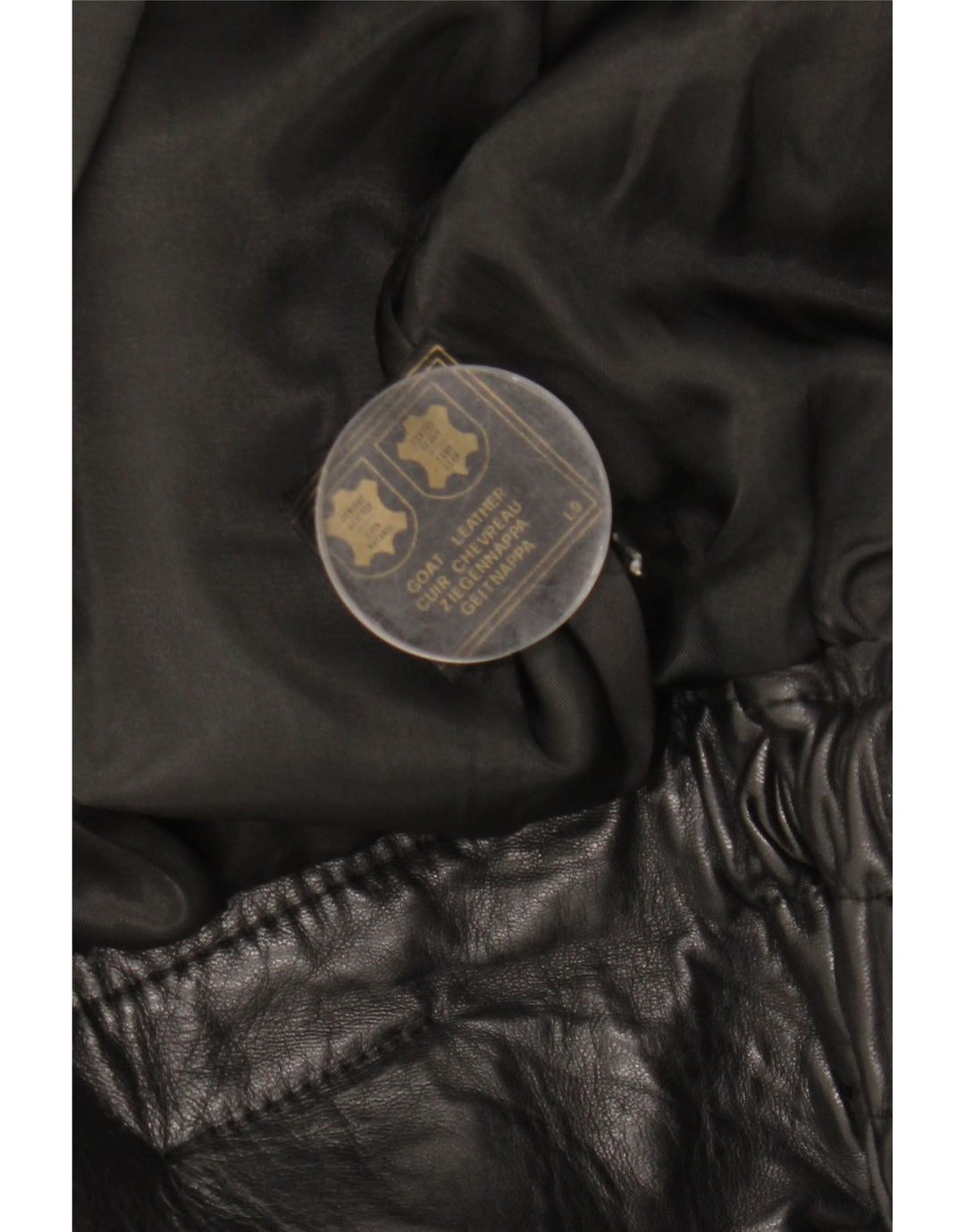 AVANTI muška kožna jakna UK 40 velika crna koža