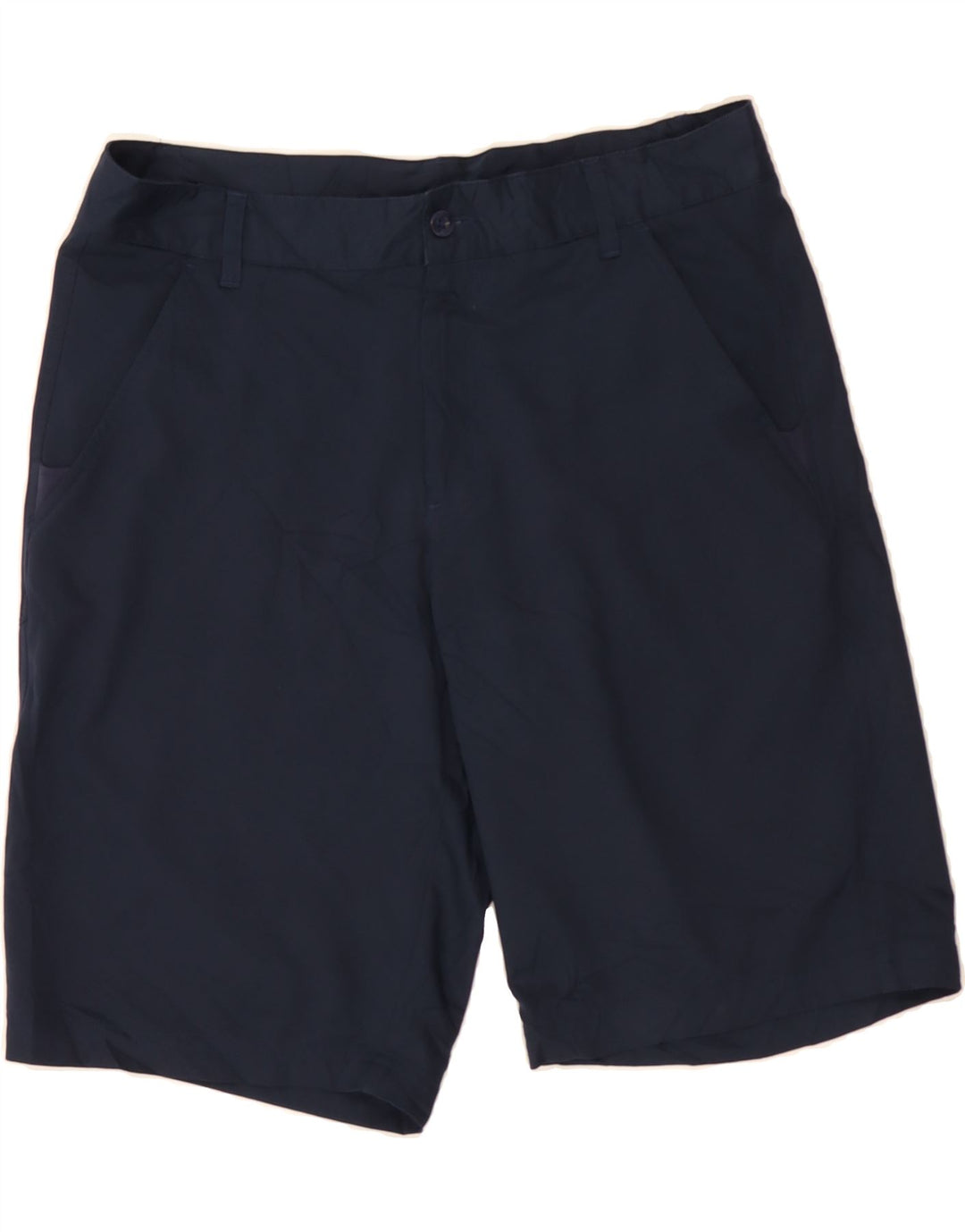 FILA Mens Chino Shorts W34 Large Navy Blue Polyester Vintage Fila and Second-Hand Fila from Messina Hembry 