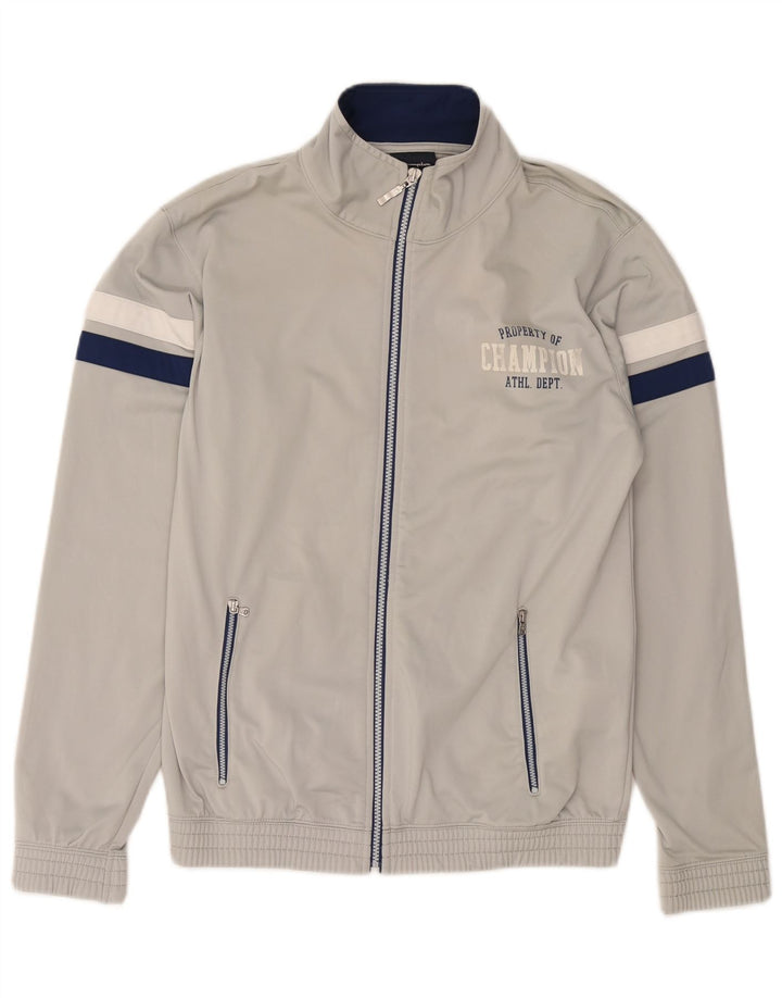 CHAMPION Muška trenirka gornja jakna srednje sivi poliester