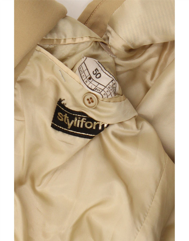 Vintage muška jakna sa 2 gumba IT 50 Large Beige