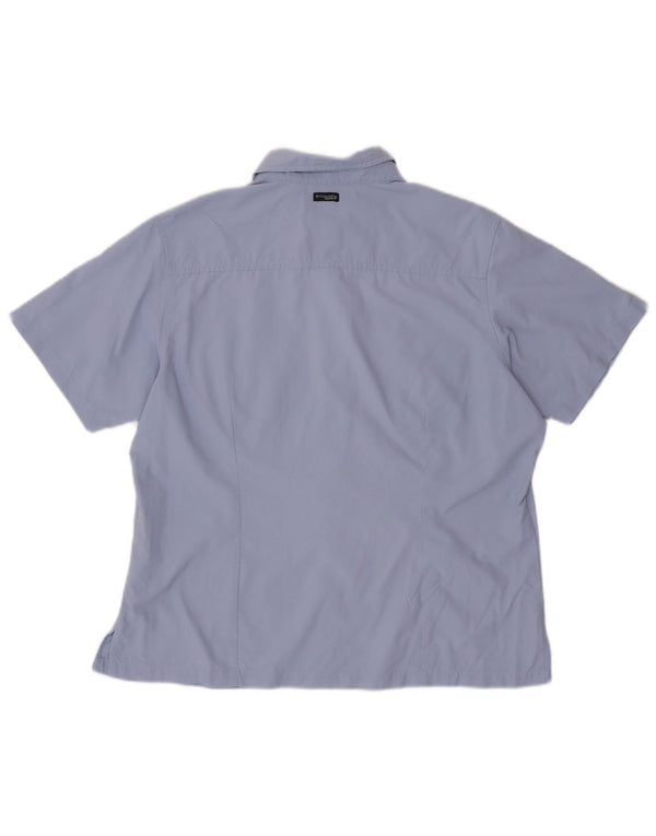 COLUMBIA ženska majica kratkih rukava UK 18 XL ljubičasti najlon