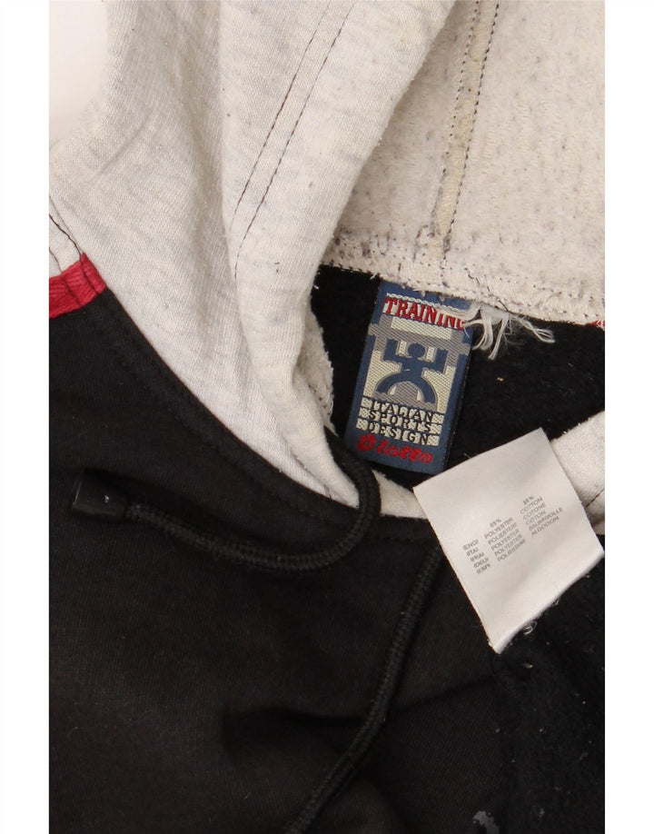 Lotto muška majica s kapuljačom UK 38/40 srednje crne boje poliester