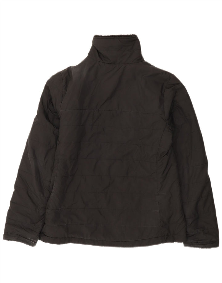 The North Face ženska reverzibilna podstavljena jakna UK 14 srednji crni poliester