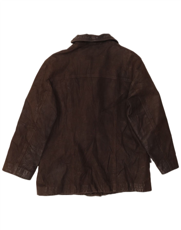 RELISH ženska kožna jakna IT 46 velika smeđa koža