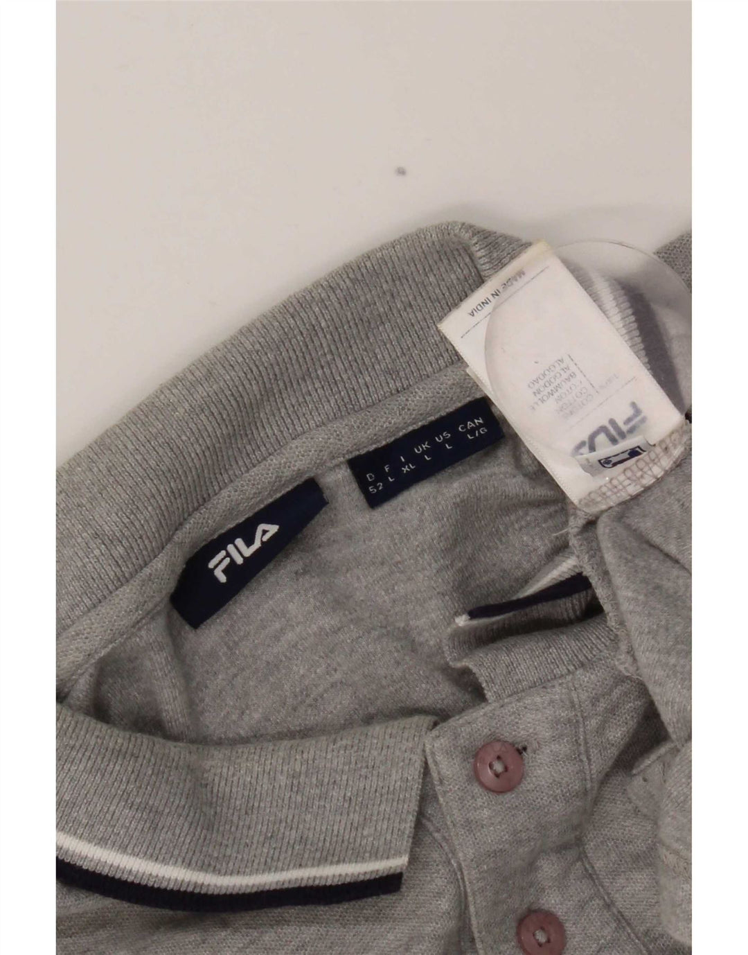 Fila muška polo majica velika siva pamuk