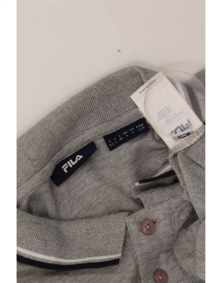 Fila muška polo majica velika siva pamuk
