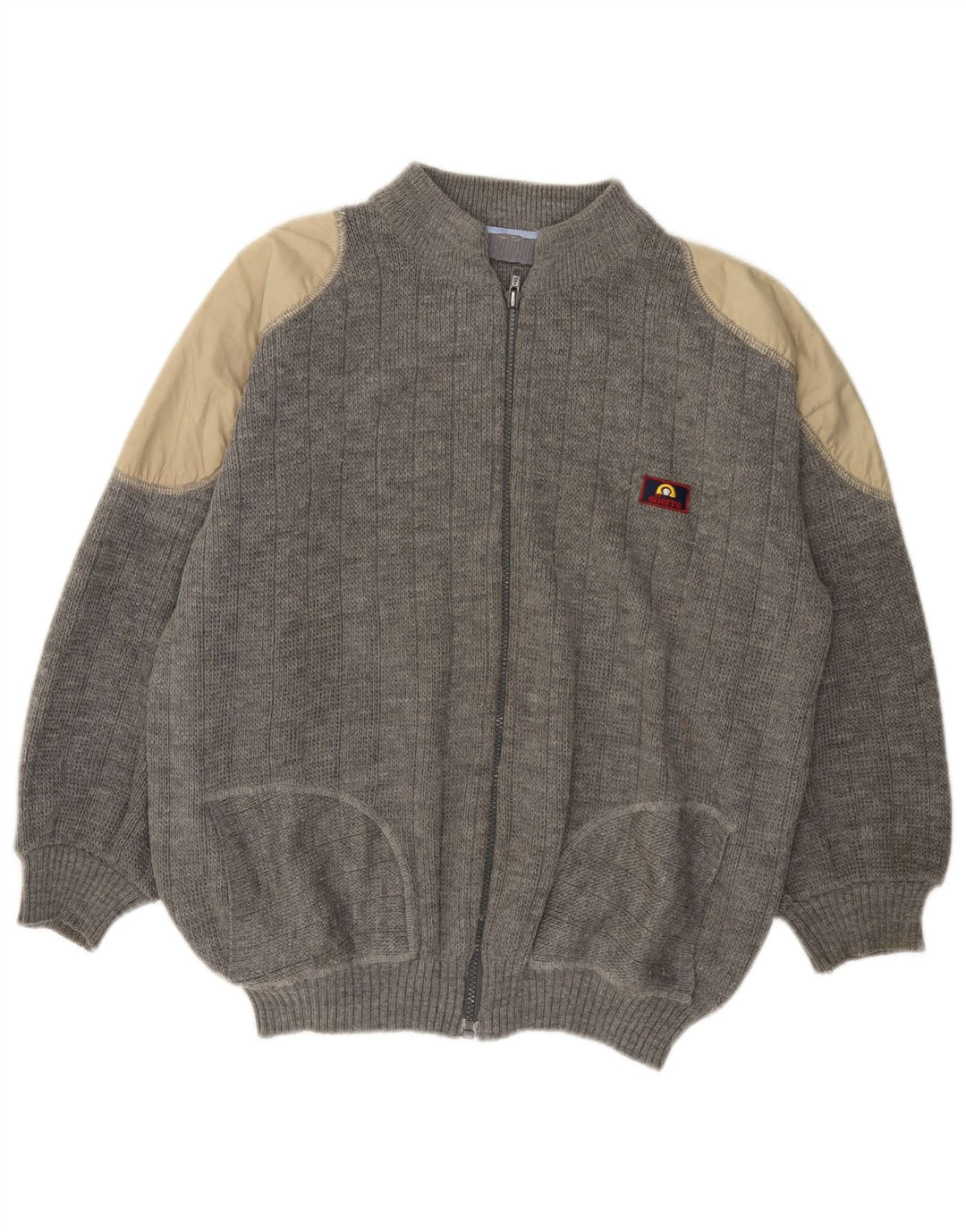 VINTAGE ženski kardigan džemper UK 18 XL siva boja