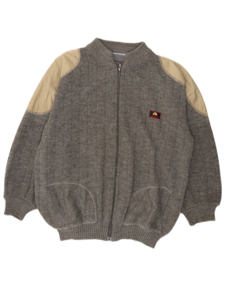 VINTAGE ženski kardigan džemper UK 18 XL siva boja