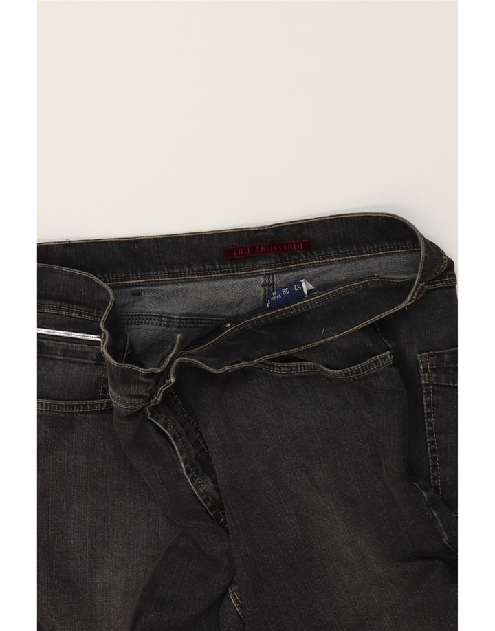 TRUSSARDI Mens Straight Jeans W36 L29 Grey Cotton Vintage Trussardi and Second-Hand Trussardi from Messina Hembry 