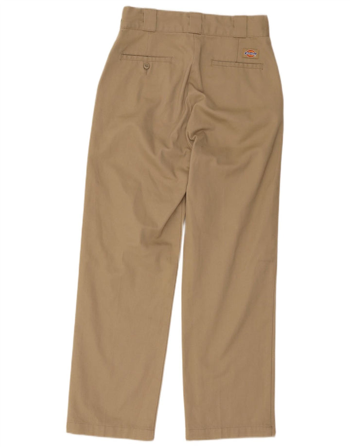 Dickies ženske ravne chino hlače W26 L27 bež poliester