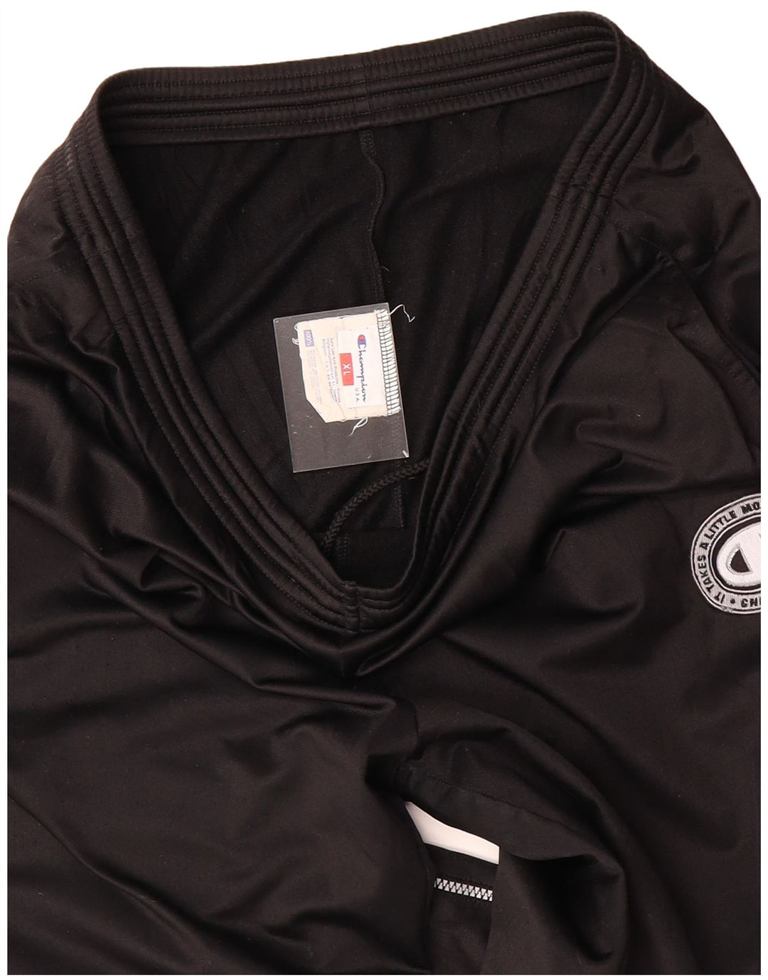CHAMPION Mens Tracksuit Trousers Joggers XL  Black Polyester