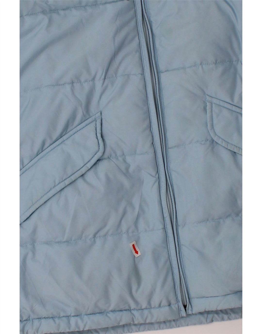 SERGIO TACCHINI Womens Milano Padded Jacket IT 46 Large Blue Polyester Vintage Sergio Tacchini and Second-Hand Sergio Tacchini from Messina Hembry 
