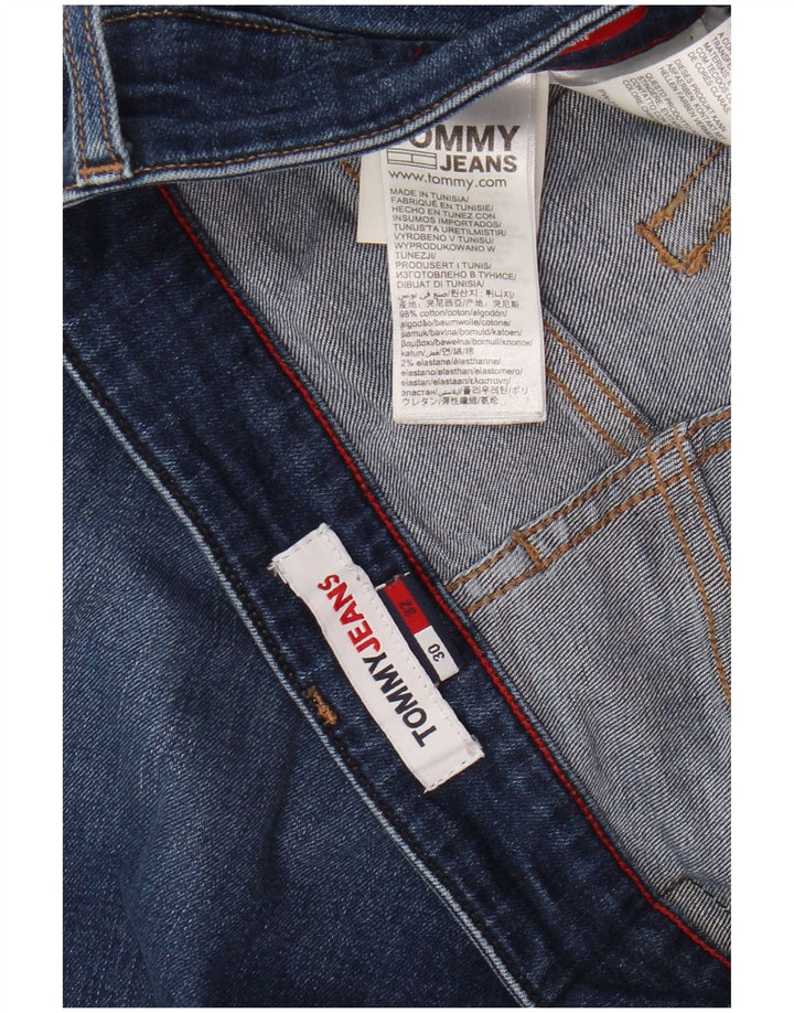 Tommy Hilfiger muške uske traperice W30 L29 plavi pamuk