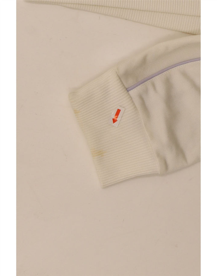 ADIDAS ženska gornja jakna trenirke UK 16 Large off white poliester