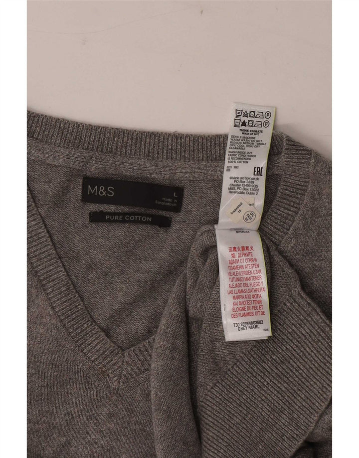 Marks & Spencer muški prsluk bez rukava Veliki sivi pamuk