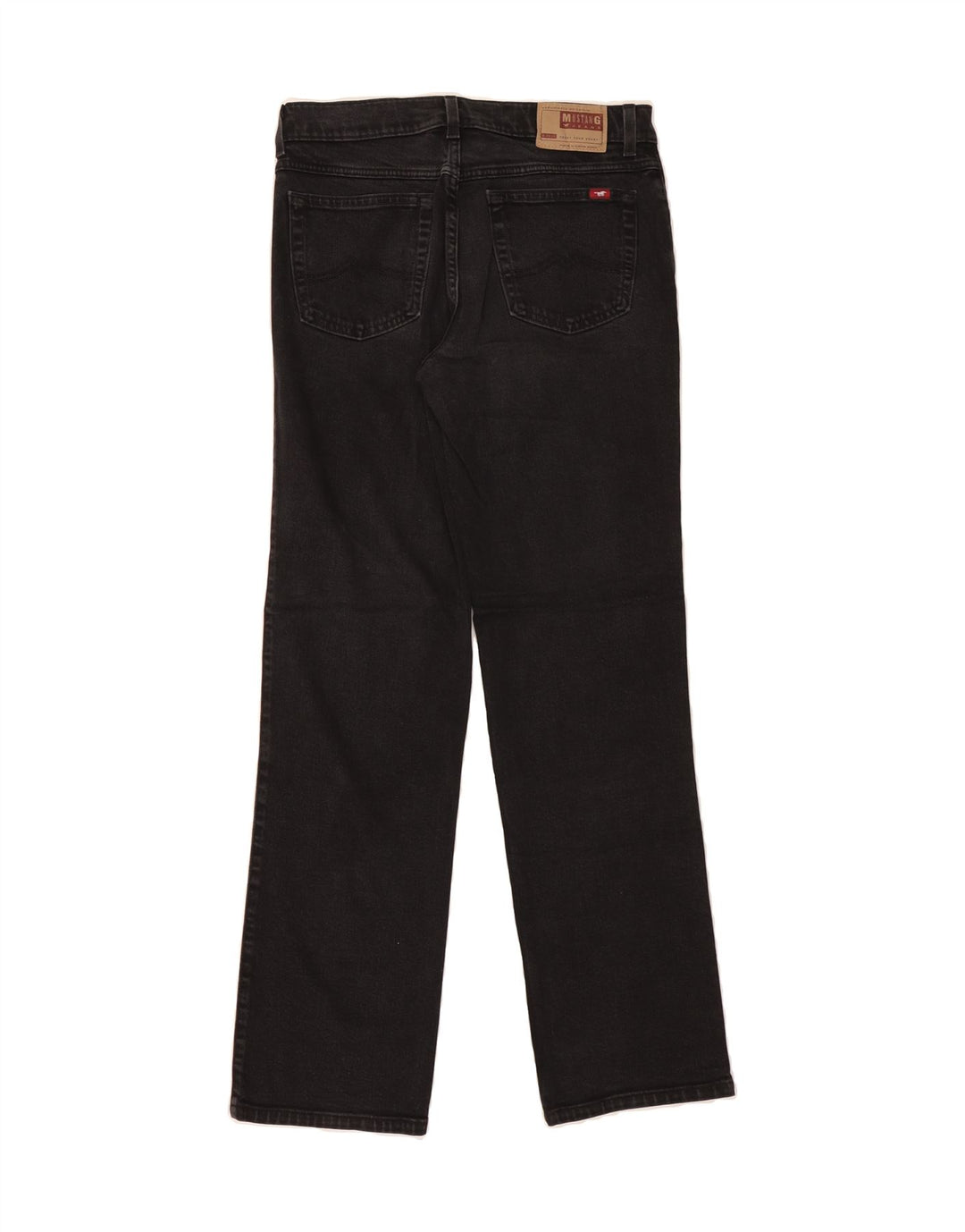 MUSTANG Mens Straight Jeans W33 L31 Black Vintage Mustang and Second-Hand Mustang from Messina Hembry 