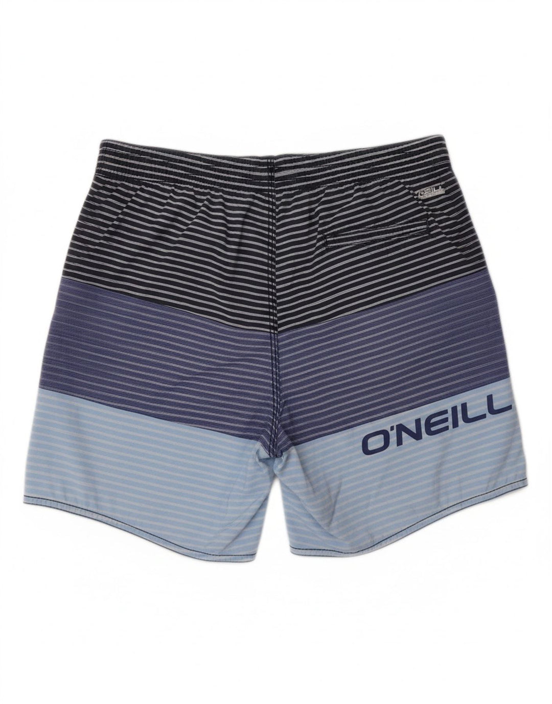 O'NEILL Mens Graphic Sport Shorts Large  Multicoloured Striped Vintage O'Neill and Second-Hand O'Neill from Messina Hembry 