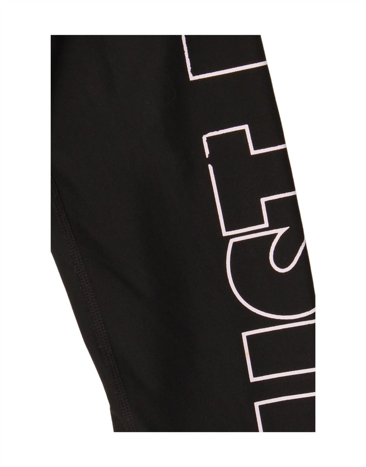 Nike Ženske Dri Fit Graphic Leggings UK 10 Male crne poliesterske