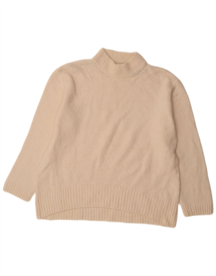 Massimo Dutti ženski džemper s kornjačičastim ovratnikom UK 16 Large Off White