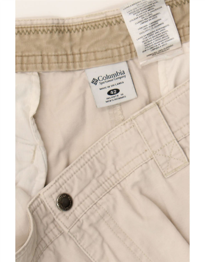 COLUMBIA Mens Cargo Shorts  W42 2XL Grey Cotton Vintage Columbia and Second-Hand Columbia from Messina Hembry 