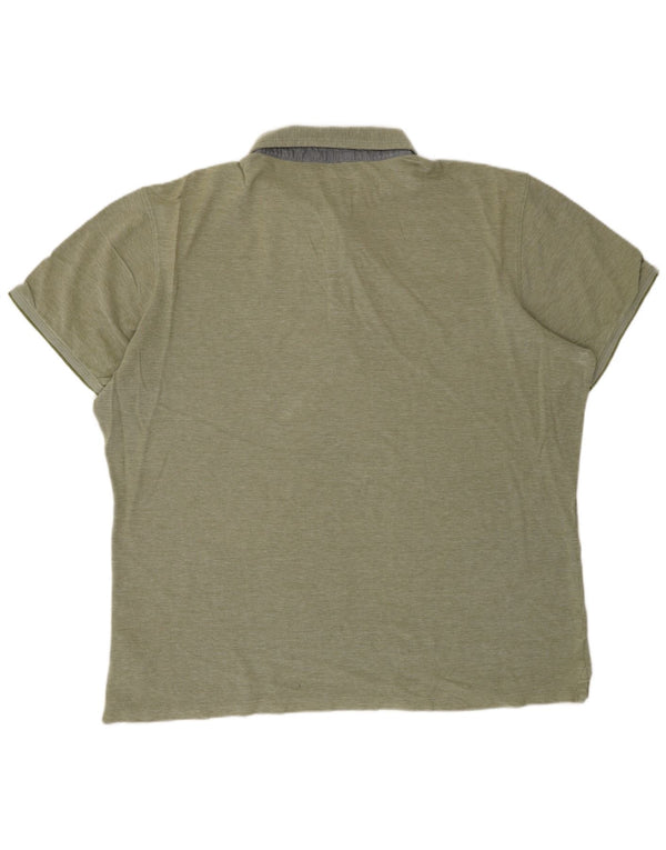 TIMBERLAND Muška uska polo majica 3XL Zeleni pamuk