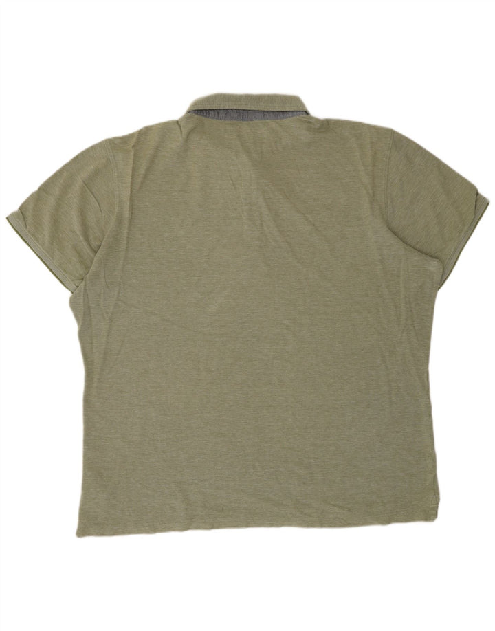 TIMBERLAND Muška uska polo majica 3XL Zeleni pamuk