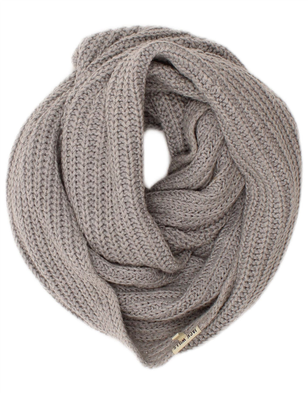 Jack Wills ženski pleteni snood šal jedna veličina siva