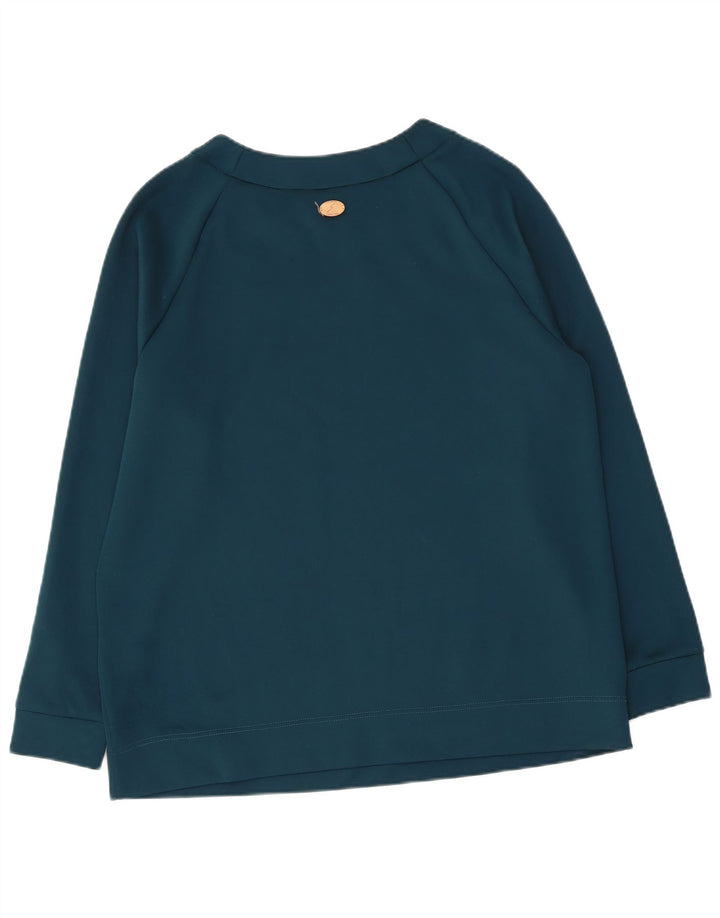 GATTINONI Ženski džemper s grafičkim motivima UK 14 Veliki plavi poliester