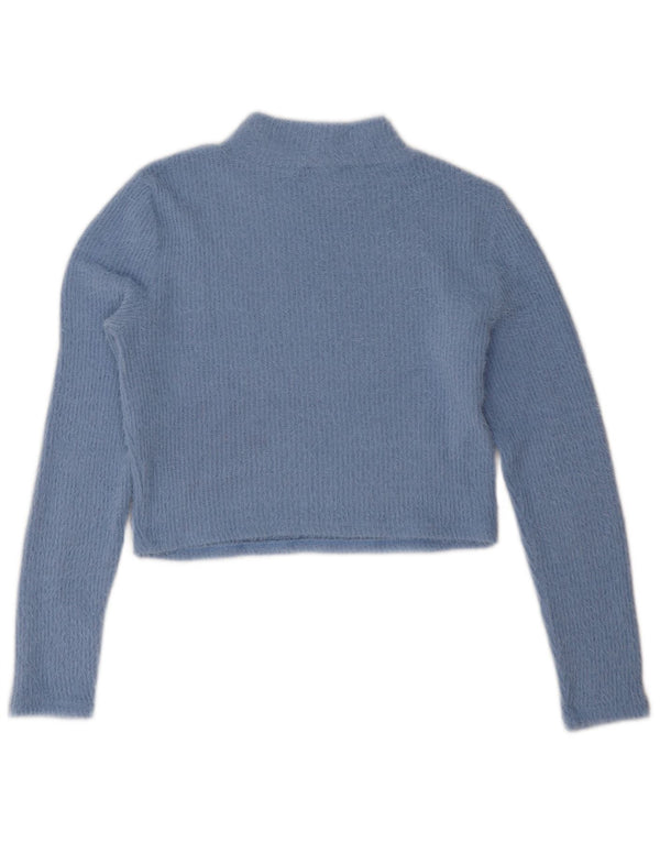 Zara ženski kratki džemper s kornjačastim ovratnikom UK 16 Large Blue