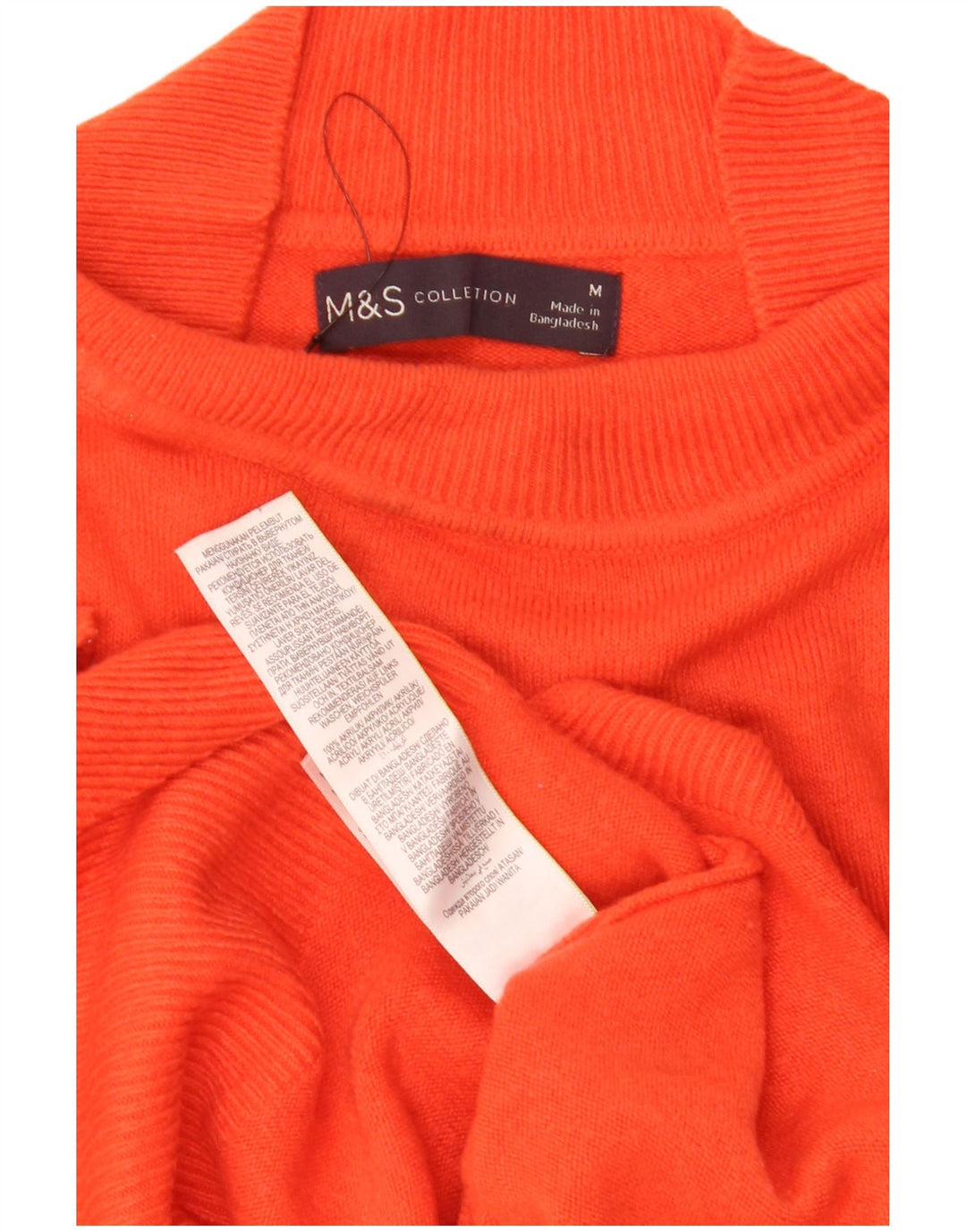 Marks & Spencer ženski džemper s kornjačičastim ovratnikom UK 14 srednje narančasta
