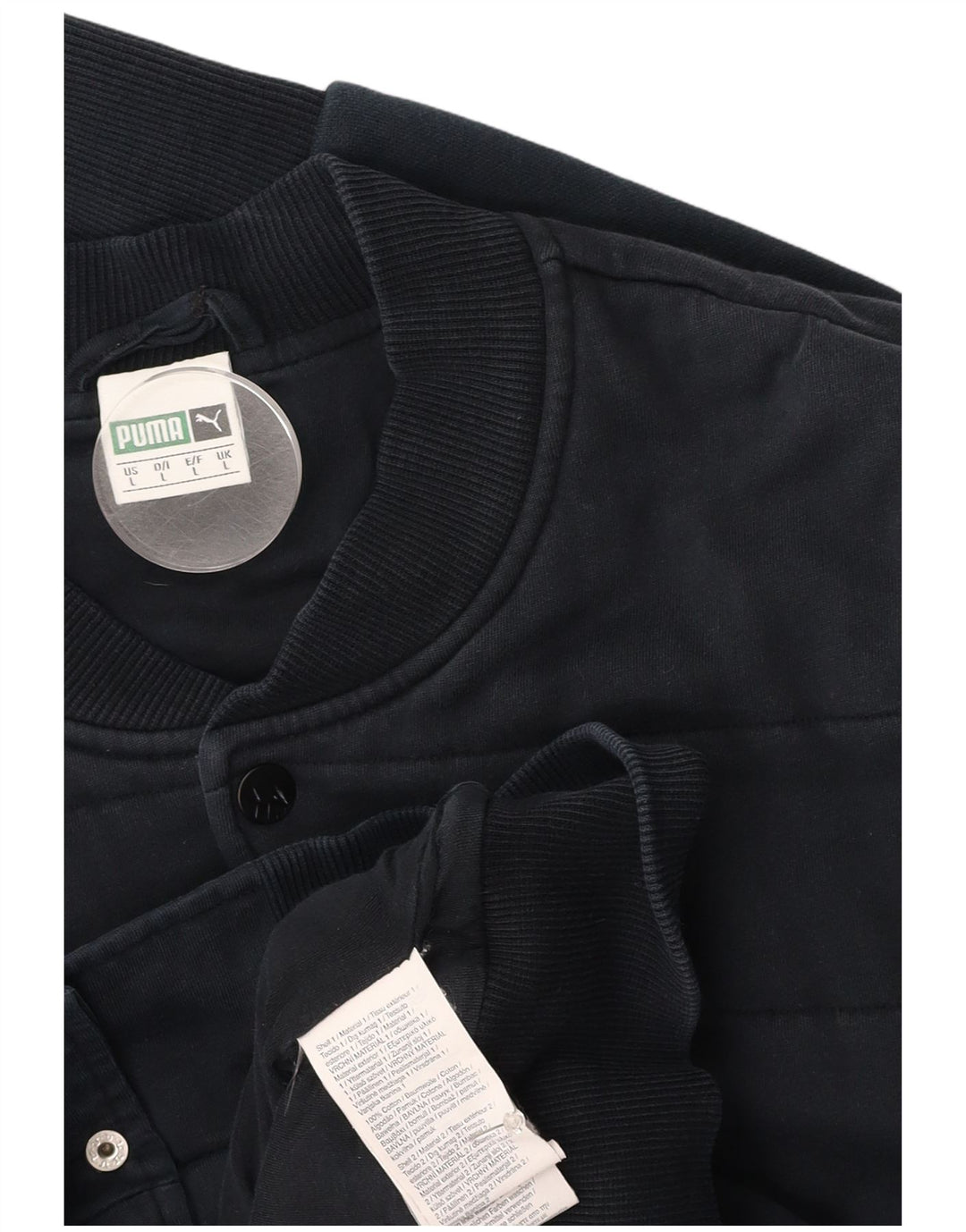 PUMA muška bomber jakna UK 40 Large tamnoplavi pamuk