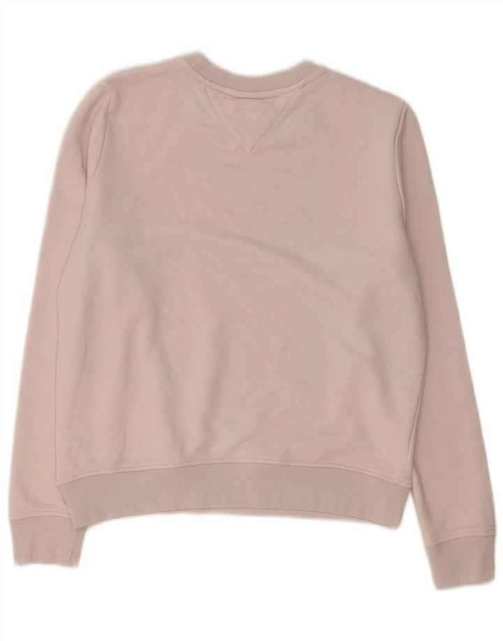 Tommy Hilfiger Ženska prekomjerna majica s grafičkim motivima UK 10 Small Pink