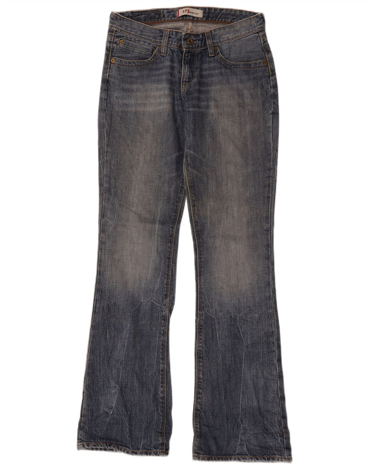 Levi's ženske 572 Bootcut traperice W28 L34 plavi pamuk