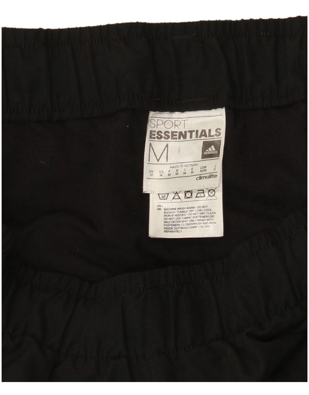 ADIDAS Muška trenirka Climalite Hlače Joggers Srednji crni poliester