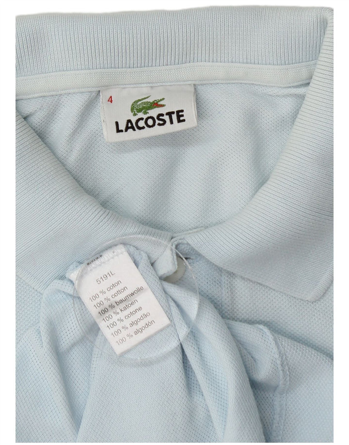 Lacoste muška polo majica veličine 4 srednje plavi pamuk