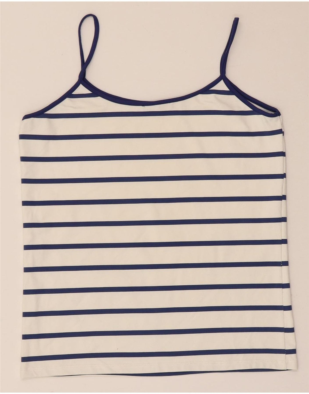 Zara ženski Cami Top UK 14 velike bijele pruge