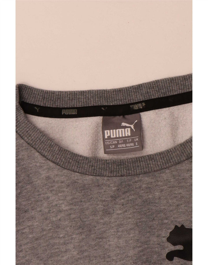 Puma muški džemper s grafičkim motivima, mali sivi