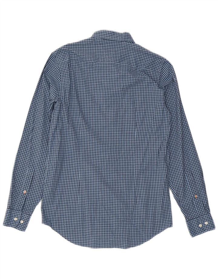 Tommy Hilfiger muška uska košulja srednje plave boje gingham pamuka