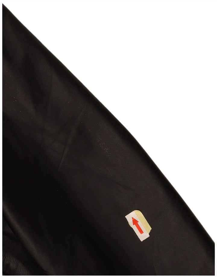 VINTAGE muška kožna jakna IT 50 velika crna koža