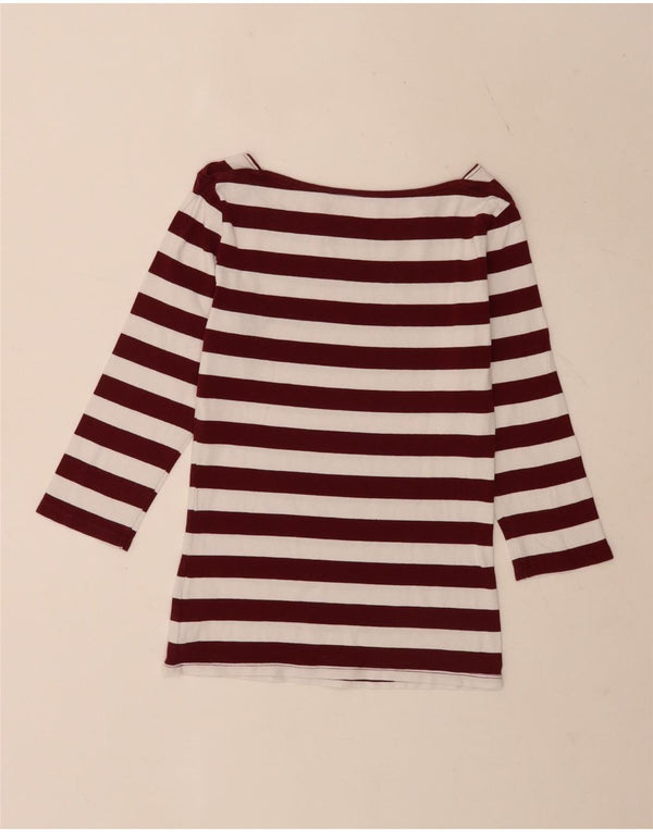 Tommy Hilfiger Ženska obična majica s 3/4 rukavima UK 8 na male bijele pruge