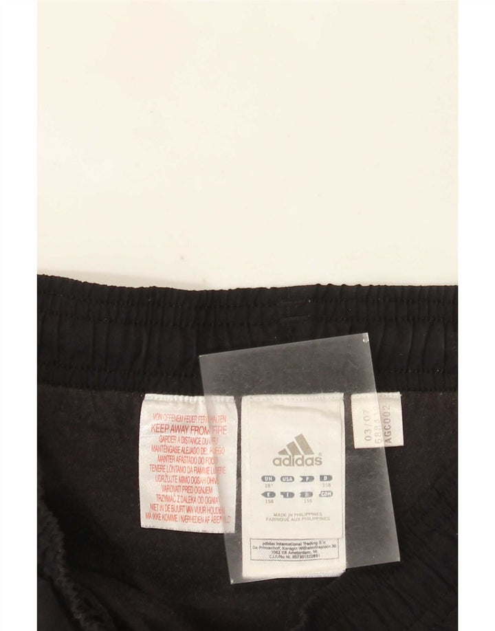 Adidas muške kapri trenirke male crne poliesterske hlače