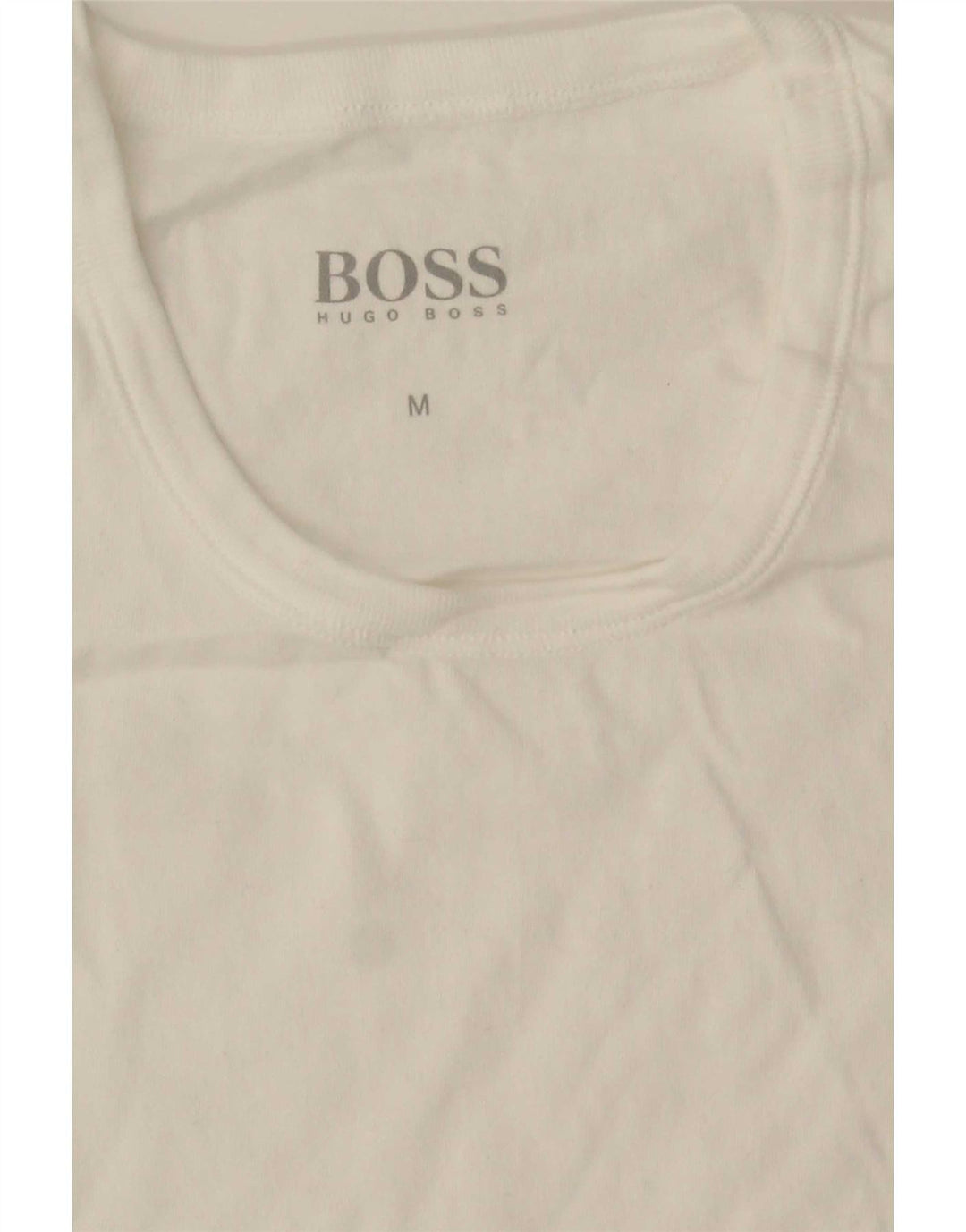 Muška majica Hugo Boss srednje bijele boje