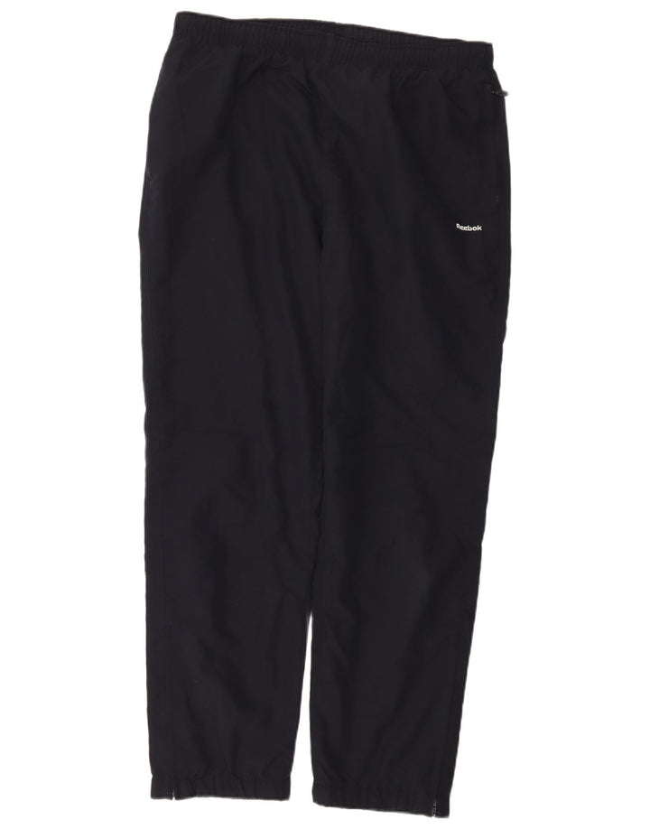 Reebok muške hlače za trenirku srednje tamnoplave poliesterske boje