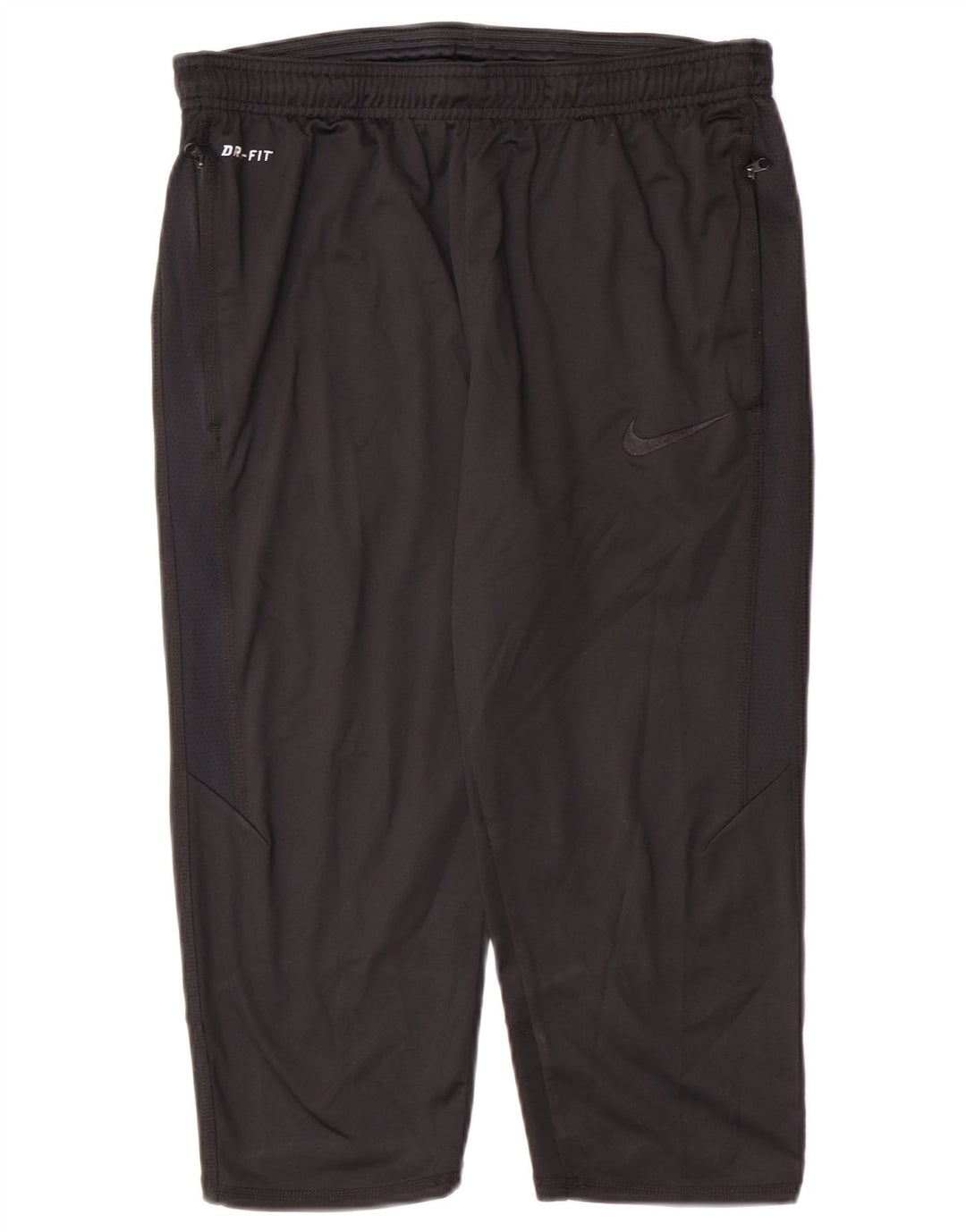 Nike Dri Fit sportske kratke hlače srednje veličine crni poliester